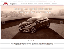 Tablet Screenshot of kiakaposvar.hu